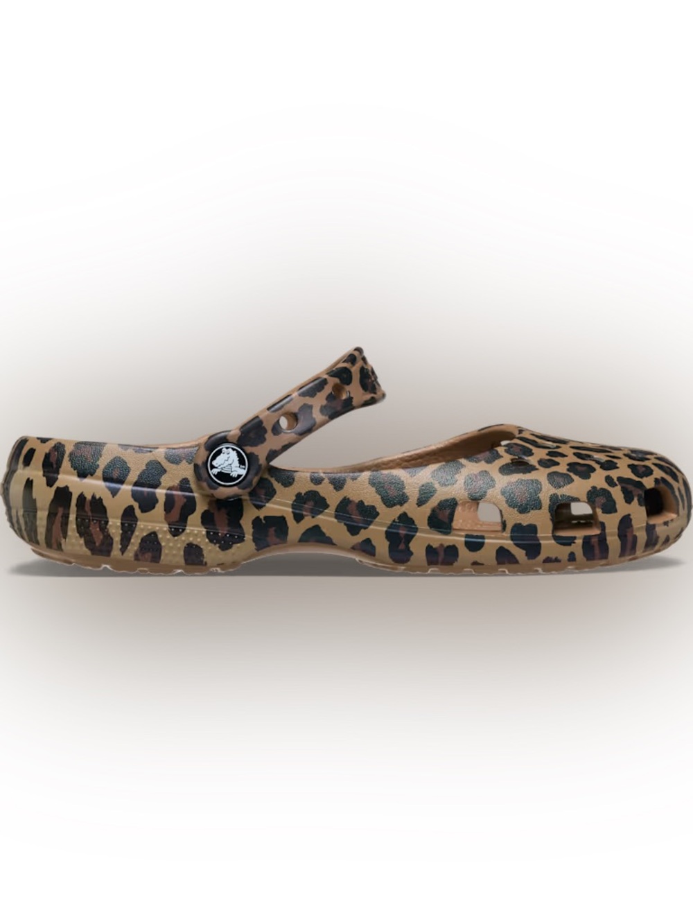 Crocs Ballet Flat Mary Jane Sepia/Leopard  (M5/W7) - Picture 8 of 8